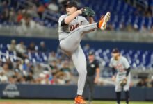 Tarik Skubal escapó con una lesión clara en la cuarta mitad del tigre en comparación con los marlins