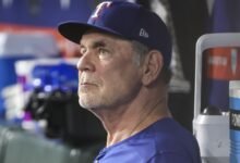 Bruce Bochy como director de Rangers, campeón de la Serie Mundial 4 veces proporcionó trabajo de oficina por delante.