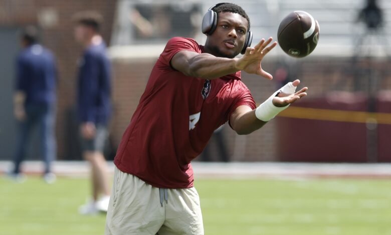 FSU WR Squirrel White se informó como ‘Ok’ después de un video de campo UVA viral