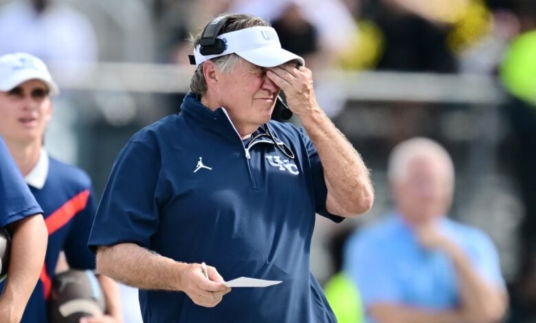 Foto viral de los trolls de UCF de Bill Belichick, Jordon Hudson después de Blowout Win vs. UNC
