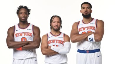 Karl Anthony-Towns Trolls Jalen Brunson con Photoshop después del Día de los Medios de Knicks