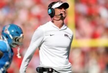 Lane Kiffin Troll de hija bf whit Weeks, LSU HC Brian Kelly después de Ole Miss Win