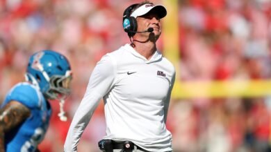 Lane Kiffin Troll de hija bf whit Weeks, LSU HC Brian Kelly después de Ole Miss Win