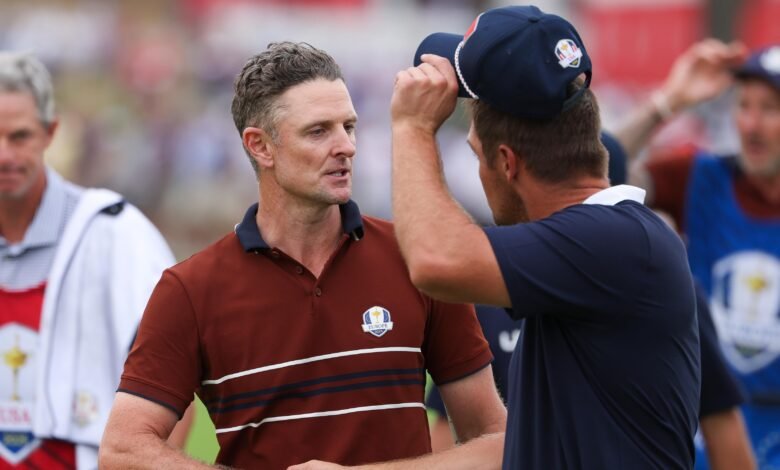 Justin Rose habla argumentado con Bryson Dechambeau en el video viral de la Copa Ryder en el segundo día.