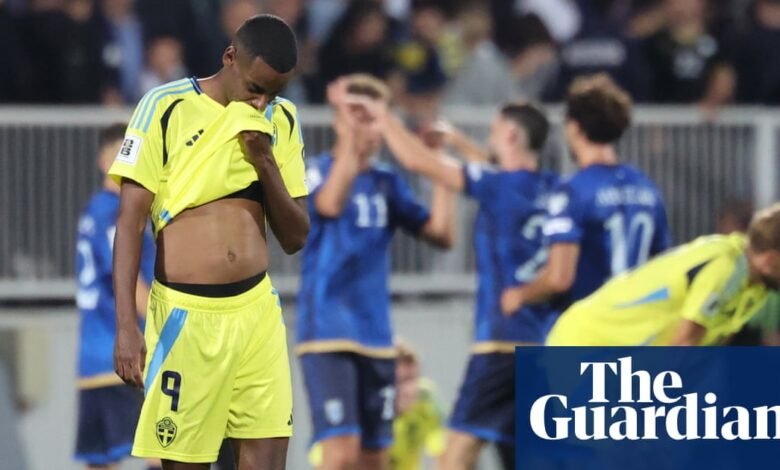 El clasificatorio de la Copa Mundial: Isak regresó a la pérdida de Suecia, mientras que Italia bordea 5-4 emocionante con Israel | Copa mundial de calidad