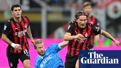 Modric Smiles y De Bruyne Simmers cuando se remonta Milán sostiene con fuerza Napoli | Serie A