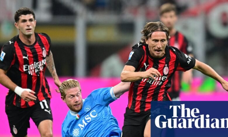 Modric Smiles y De Bruyne Simmers cuando se remonta Milán sostiene con fuerza Napoli | Serie A