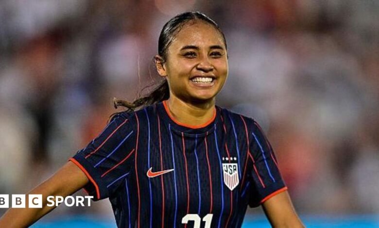 Alyssa Thompson: Chelsea Sign USA Forward para las tarifas de grabación del club