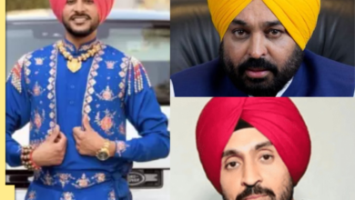 Punjab CM Bhagwant Mann, cantante Diljit Dosanj, Guru Randhawa, Gurdas Mann, Hardy Sandhu Liderazgo Oración