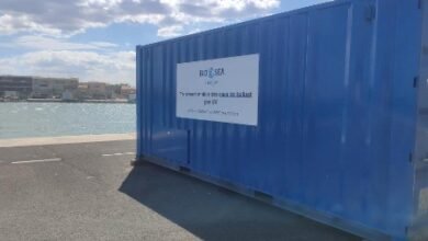 El grupo Bio-UV ha terminado de probar el sistema de tratamiento de agua del contenedor de ballas.