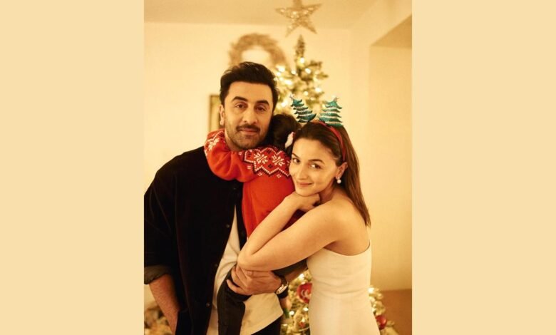 La presencia de Papa Ranbir del cumpleaños de Rah para