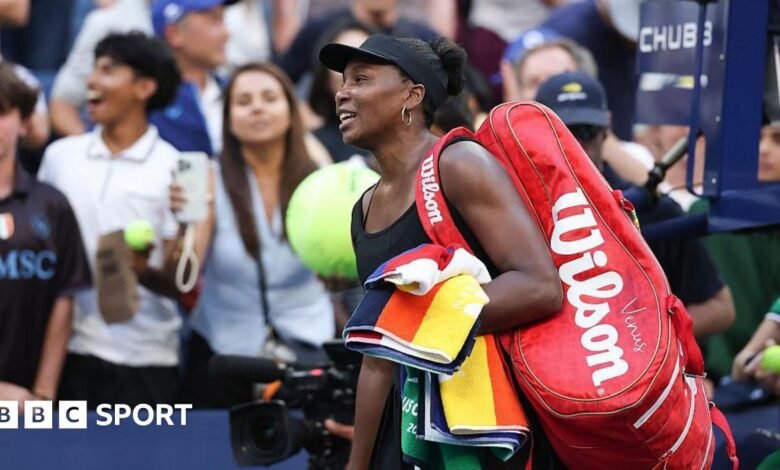 US Open 2025 Resultados: Venus Williams no se quitó los dobles femeninos en cuartos de final junto a Leylah Fernández