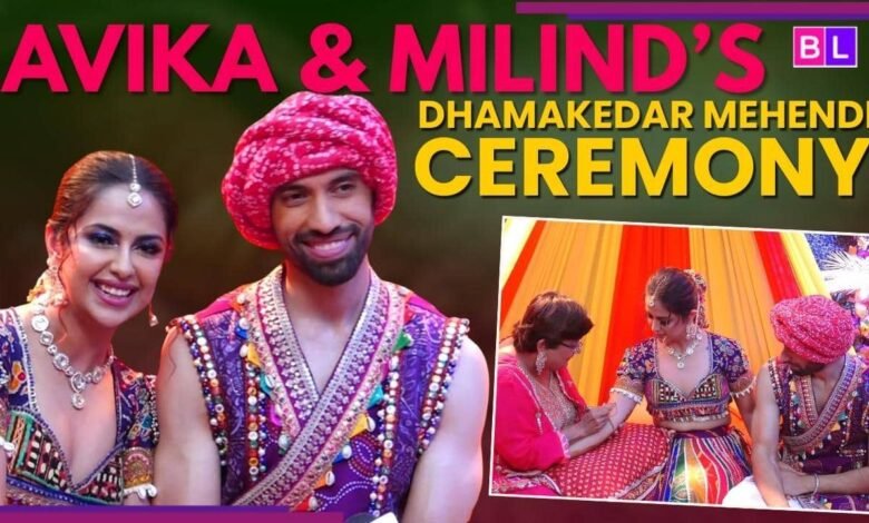 Dentro de las imágenes de la celebración Mehendi de la pareja