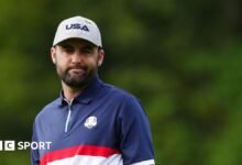 Ryder Cup 2025: Scottie Scheffler se enfrentó a Tiger Woods no deseado para compararse después de que Bethpage Foursomes derrotó