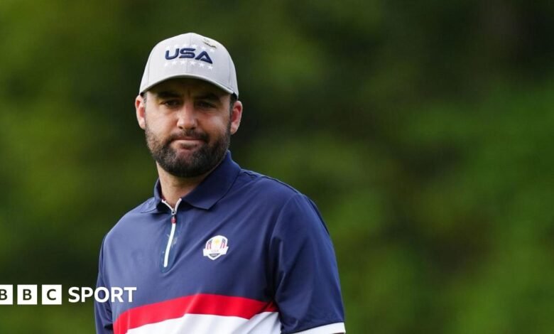 Ryder Cup 2025: Scottie Scheffler se enfrentó a Tiger Woods no deseado para compararse después de que Bethpage Foursomes derrotó