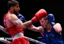 Campeonato mundial de boxeo: Callum Makin se conforma con el bronce cuando cuatro luchadores británicos enfrentan semifinales durante el fin de semana