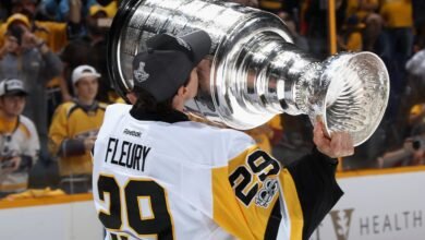 Marc-Andre Fleury firmó el contrato de prueba de Penguins después de la jubilación de la NHL