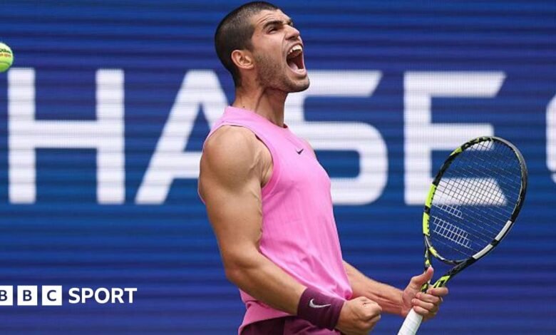 US Open 2025 Resultado: Carlos Alcaraz derrotó a Jiri Lehecka para llegar a las semi -fallales