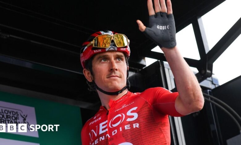 Geraint Thomas: The Legend of Wales para firmar una carrera en la gira por Gran Bretaña Climax en Cardiff Geraint Thomas: The Legend of Wales para firmar una carrera en la gira por Gran Bretaña Climax en Cardiff