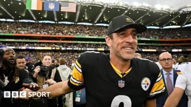 NFL DUBLIN: Pittsburgh Stelin se adhiere a la ganancia de la mordedura de uñas sobre Minnesota Viking.