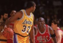 Loskers Magic Johnson ícono llamado Michael Jordan NBA Goat a través de LeBron James en el nuevo video