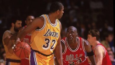 Loskers Magic Johnson ícono llamado Michael Jordan NBA Goat a través de LeBron James en el nuevo video