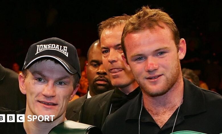 Ricky Hatton: Wayne Rooney rinde homenaje a amigos y ex boxeadores del Campeonato Mundial.