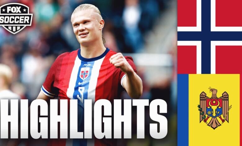Erling Haaland anotó 5 goles en la victoria de Noruega contra Moldavia | La Copa Mundial de la UEFA es elegible | FOX FOTUTAL Erling Haaland anotó 5 goles en la victoria de Noruega contra Moldavia | La Copa Mundial de la UEFA es elegible | FOX FOTUTAL