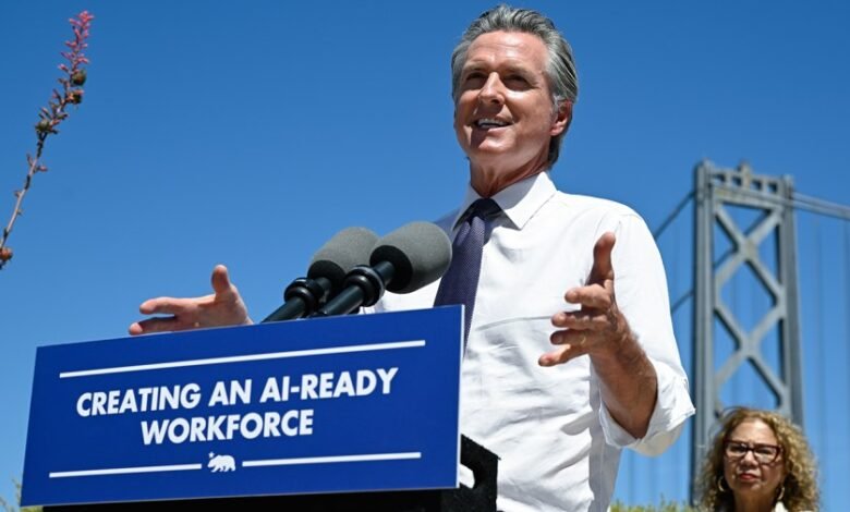‘No tenemos compañeros:’ Los esfuerzos de IA de California se enfrentan con el enfoque de la intervidencia