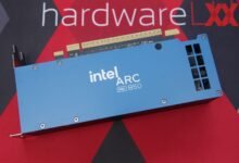 Intel shocks Workstation World con ARC Pro B50 sacudiendo el A1000 de NVIDIA en licuadora, puntos de referencia de IA y tareas creativas inesperadas