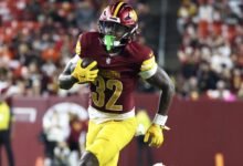 Jacory Croskey-Merritt, comandos actualizados RBS Fantasy Outlook después de Ekeler Lesión