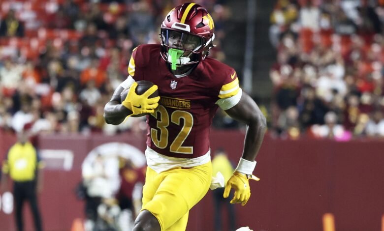 Jacory Croskey-Merritt, comandos actualizados RBS Fantasy Outlook después de Ekeler Lesión