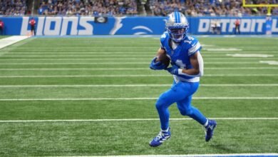 Amon-Ra St. Brown bromea acerca de jugar a la NBA 2k después de un video viral antes de Browns-Lions