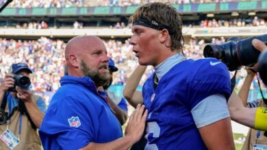 Jaxson Dart dice que ‘no es apropiado’ revelar la cita ‘explícita’ de Daboll después de ganar