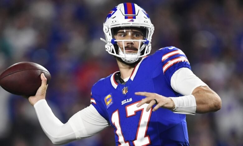 Josh Allen sugirió que continuará usando un casco después de que Bills ganara en comparación con los delfines