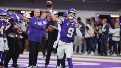 Los vikingos esperan que JJ McCarthy pueda practicar en capacidad limitada antes del juego de Browns