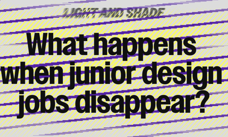 ¿Qué sucede cuando los trabajos de diseño junior desaparecen?
