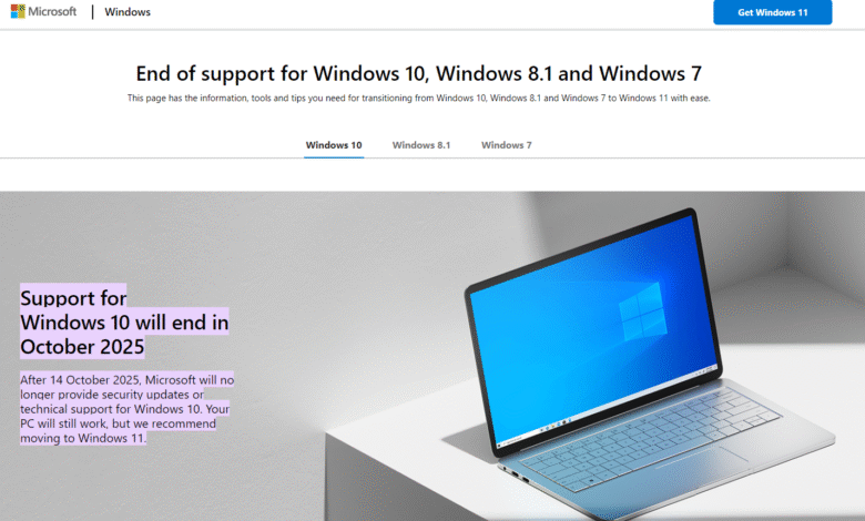 Windows 10 EOL vs Windows 7 EOL: Seguimiento de patrones de migración de usuarios a medida que un sistema operativo se desvanece y otro aumenta