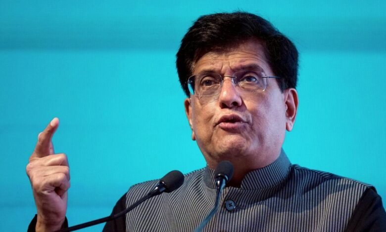 India en conversaciones que se usan con nosotros para acuerdos de libre comercio: Piyush Goyal