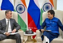 Piyush Goyal mantiene conversaciones con el vicepresidente de primer ministro ruso Dmitry Patrushev para impulsar el comercio, los lazos económicos
