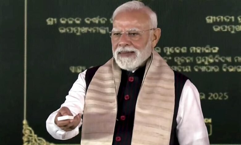 PM Modi inaugura la red 4G ‘Swadeshi’ de BSNL de Odisha
