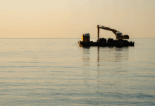 Perenco UK comenzó la demolición del Mar del Sur del Norte.