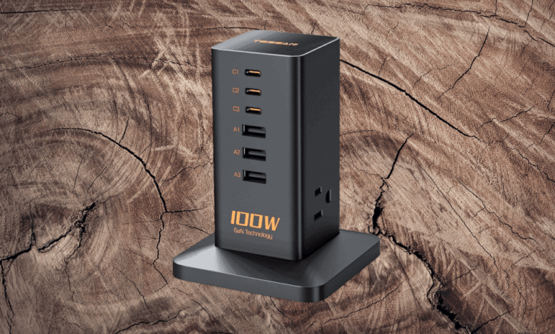 Cómo una strip Power Strip de escritorio de 100W ayuda a los estudiantes a encender múltiples dispositivos a la vez