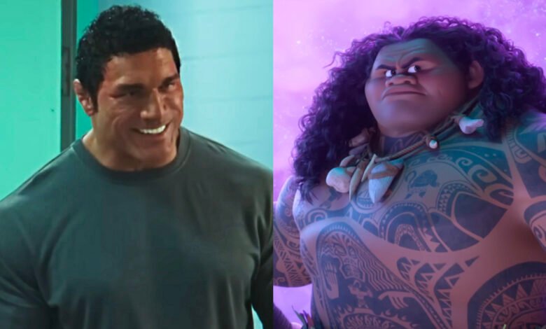 No entendí cómo Smashing Machine realmente tenía en la roca en la película Moana de acción en vivo