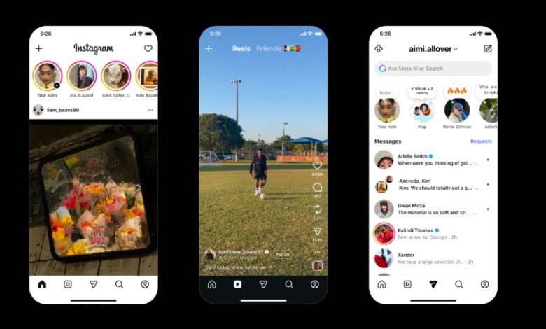 Instagram está probando una interfaz de usuario de carretes en India y Corea del Sur