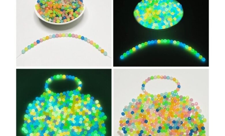 Beads de brillo en la oscuridad: diversión, creativa y llamativa para cada oficio