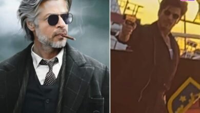 La foto viral de Shah Rukh Khan de King lo muestra en modo de acción, aparece con el arma y …