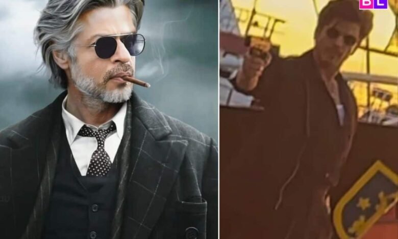 La foto viral de Shah Rukh Khan de King lo muestra en modo de acción, aparece con el arma y …