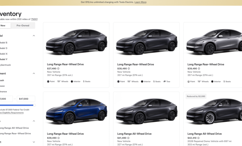 Estoy confundido, ¿Tesla no ha vendido autos en los Estados Unidos?