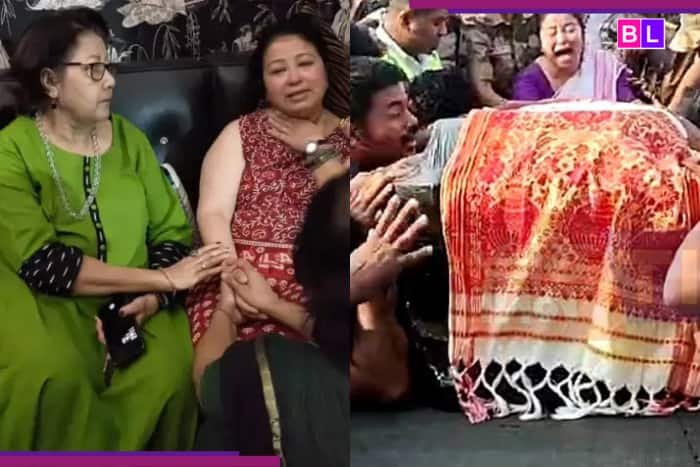La esposa de Jubin Garg, Garima Gwahati, se derrumbó en el aeropuerto La esposa de Jubin Garg, Garima Gwahati, se derrumbó en el aeropuerto